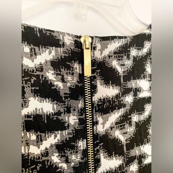 Calvin Klein Elegant Black and White Patterned Dress size 12 - Picture 8 of 13